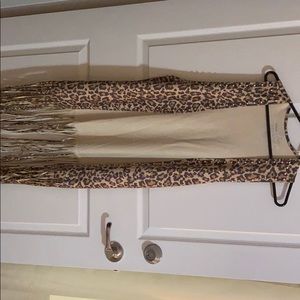 Fringe cheetah vest
